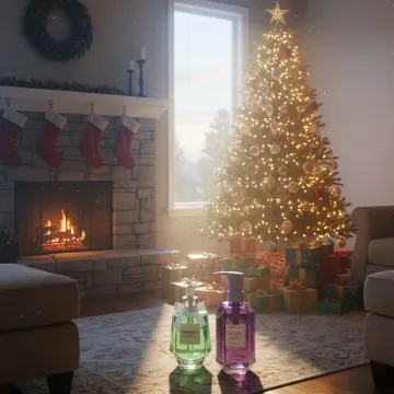Product Backdrop (Christmas Gift) AI image template preview