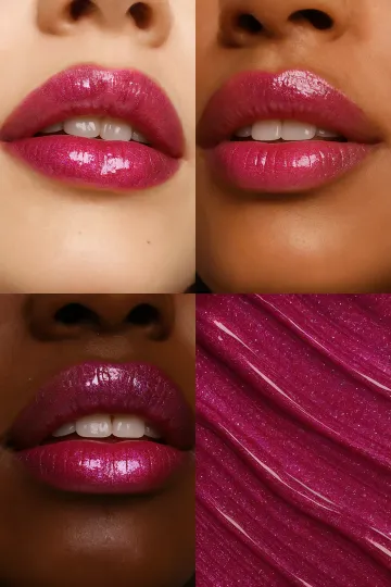 PDP Lip Product Macro AI image template preview