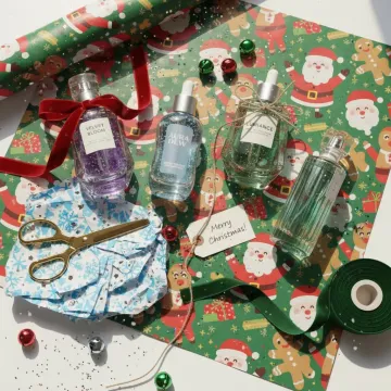 Product Backdrop (Wrapping Gift) AI image template preview