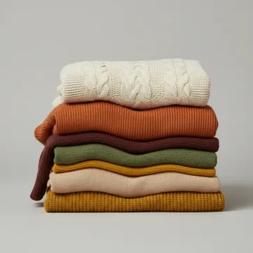 Folded Clothes AI image template preview