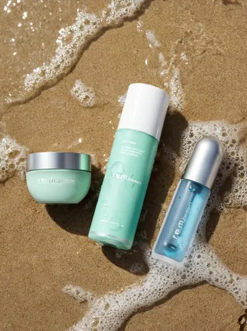 Product Backdrop (beach) AI video template preview