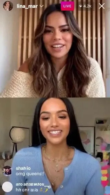 Instagram live AI video template preview