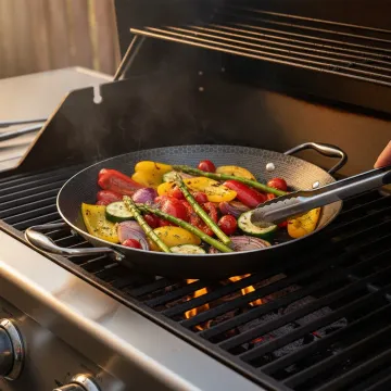 BBQ Grill AI image template preview