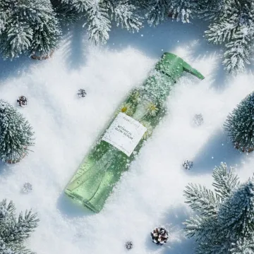 Product Backdrop (Christmas Forest) AI image template preview