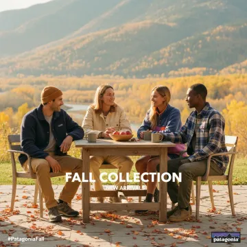 Fall Collection AI image template preview