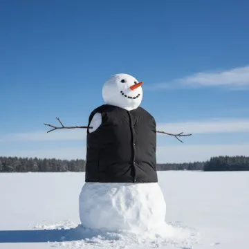 Try On (Snowman) AI image template preview