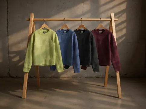 A-frame clothing rack AI image template preview