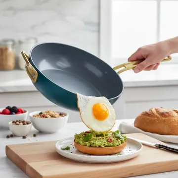 Bright Kitchen Scene (Egg) AI image template preview