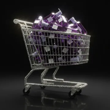 Shopping Cart AI image template preview
