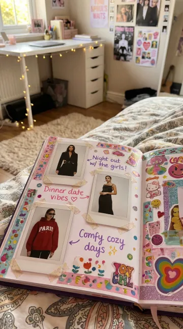 Scrap Book AI image template preview