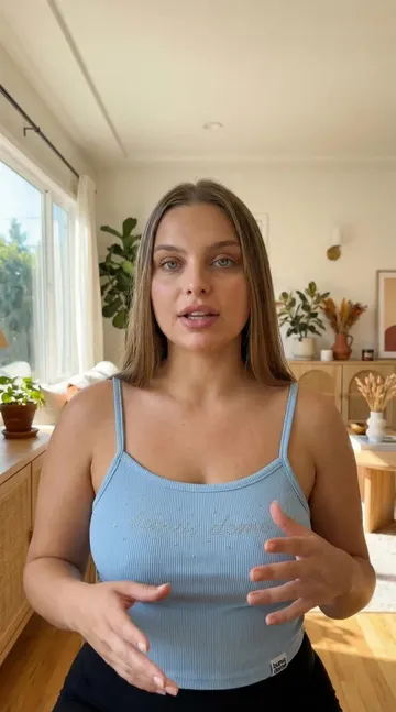 Standing and Talking AI video template preview