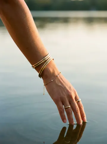 Touching Water AI image template preview