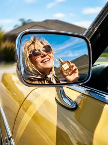 Car Mirror AI image template preview