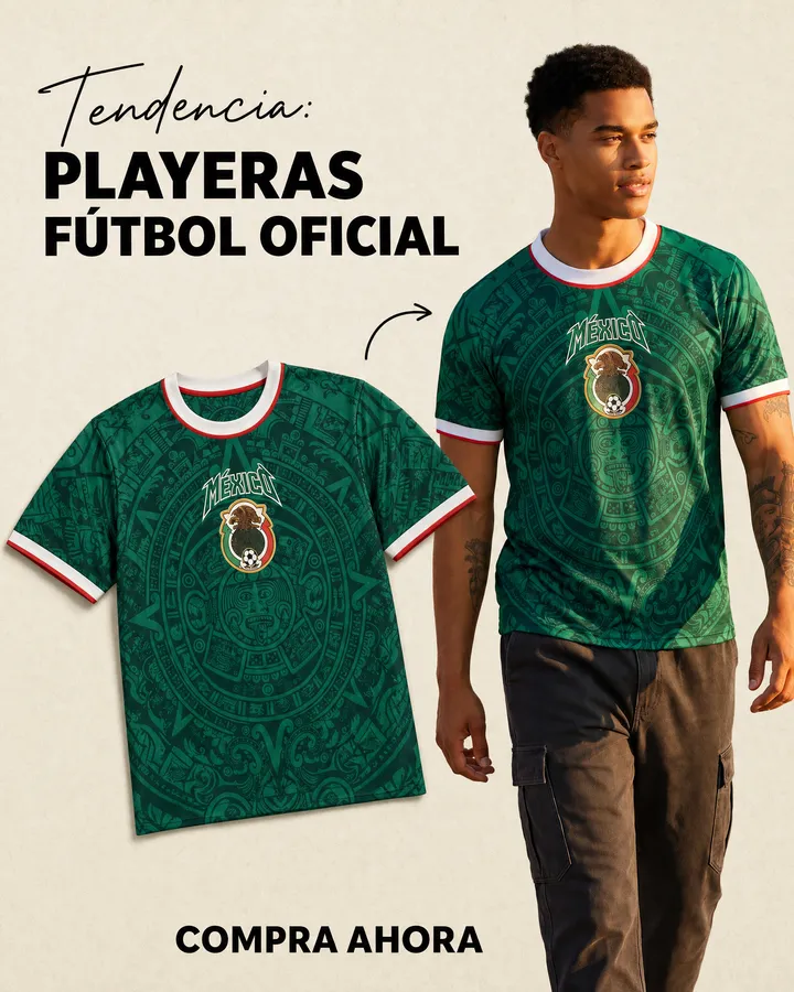 Playeras Fútbol Oficial México