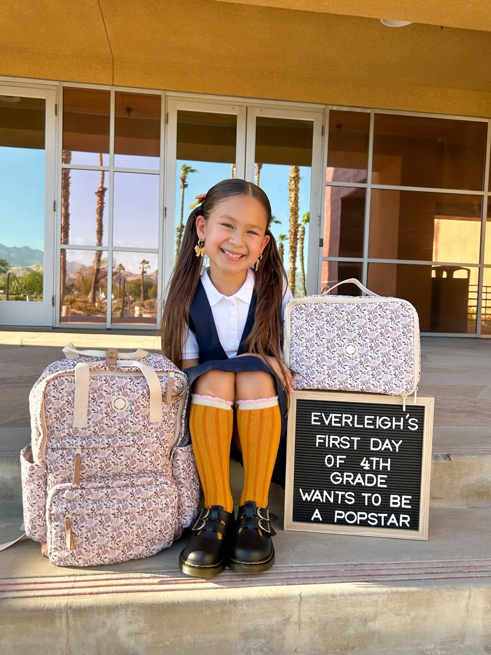 In just TWO days I’ll have a 4th grader now the size of a 1st grader 🤭 
I had asked her over the su