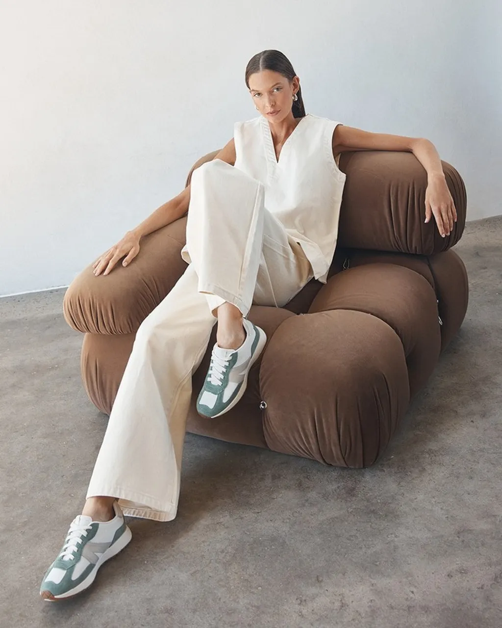 エリ Axel II Chalk/Eucalyptus Women's Sneaker | FRANKIE4