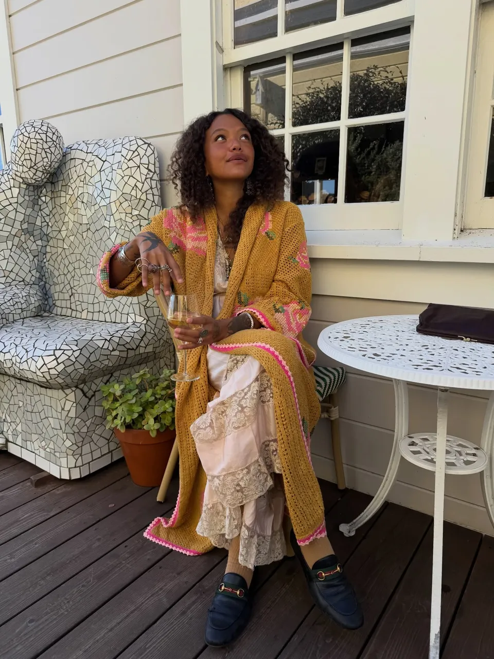 Coastal Granny Maxi Cardigan – SPELL - USA