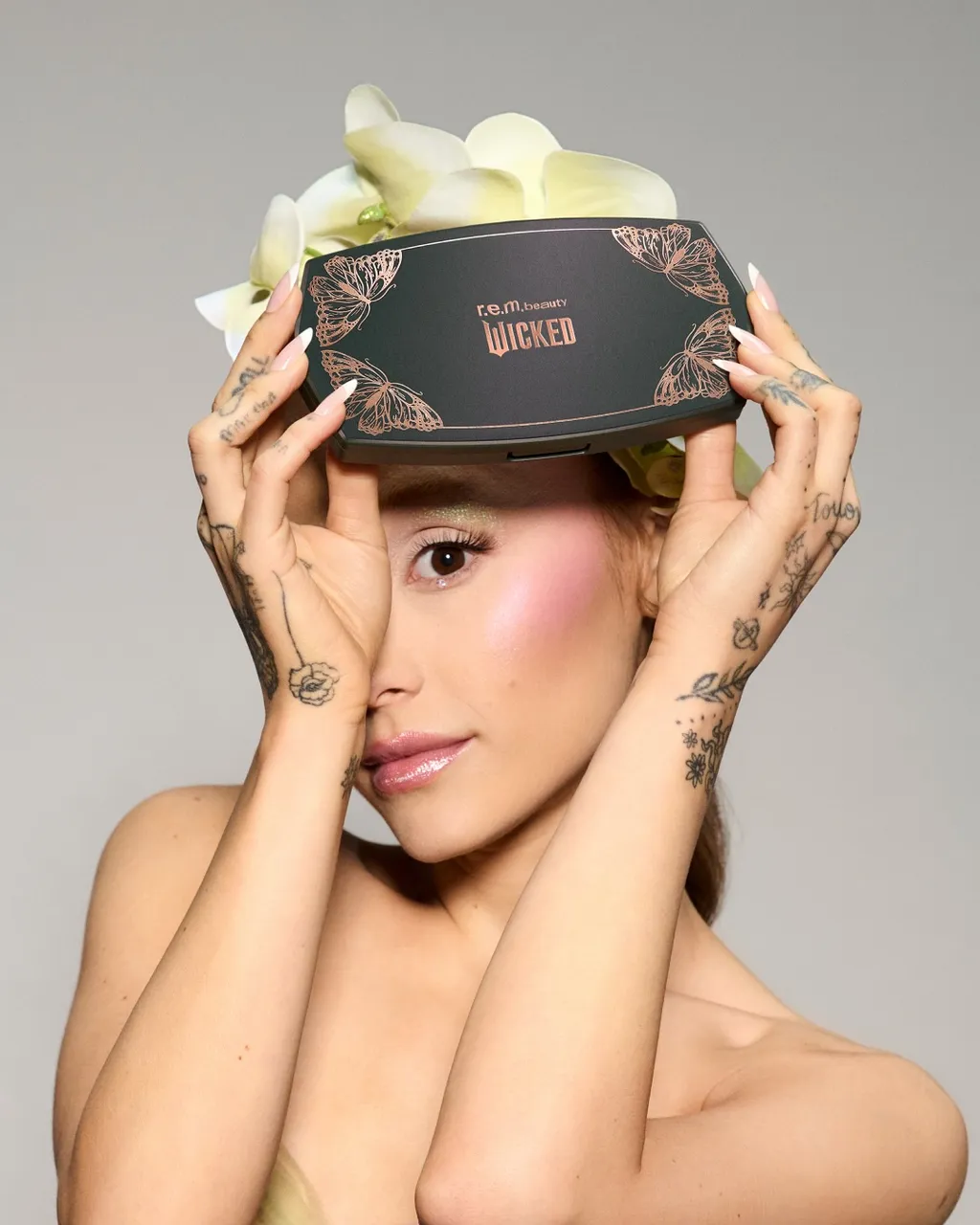 r.e.m. beauty x Wicked: For Good Ozian Forest eyeshadow palette