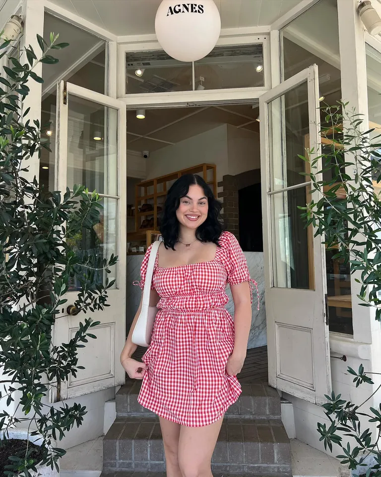 I'm Yours Red Gingham Mini Dress | Beginning Boutique US
